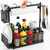 Aofmee Grill Caddy, BBQ Grill Caddy with Camping Paper Towel & Plate Holder
