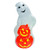 Union Products Light Up Ghost and Pumpkin Halloween Blow Mold Decoration