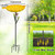 YALINKA Metal Bird Bath for Outside,41.5" Freestanding Garden Birdbath Bowl