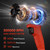 Electric Leaf Blower Cordless for Milwaukee M18 Battery, Mini Leaf Blowers for Lawn Care, Blowing Leaves ＆ Dust, Battery Powered Handheld Leaf Blower, Portable Jobsite Blower (Battery Not Included)