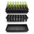 RooTrimmer 10 Pack 1020 Trays No Holes and 10 Pack 4.3" Deep 32 Cell Seed Starter Trays, 20" x 10" - Heavy Duty Plastic Nursery Flats for Seed Germination & Plant Propagation (10 Sets)