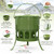 20 Lbs Metal Chicken Feeder, 12 Port No Waste Automatic Poultry Feeder