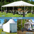 Mrsenloi Canopy Water Weights Bag Set of 4, 220 LBS Gazebos Tent Water Weights Set, 4 Leg Weights for Gazebo, Pop-Up Canopy, Canopies, Tent (Black 25L)