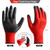 YOUKE OLA 90 Pair Gardening Gloves for Men Women, Breathable Rubber Coated Garden Gloves Working Gloves for Gardening, Construction