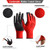 YOUKE OLA 90 Pair Gardening Gloves for Men Women, Breathable Rubber Coated Garden Gloves Working Gloves for Gardening, Construction
