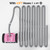 VINGLI Suction-Side Pool Cleaner, Wall-Climbing Vacuum - Pink&Gray