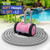 VINGLI Suction-Side Pool Cleaner, Wall-Climbing Vacuum - Pink&Gray