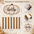 Sonwyoung 24" X 36" Fall Hello Pumpkin Layered Doormat Set for Front Door