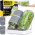 2000ml(68oz) LARGE SIZE Seed Sprouting Mason Jar Kit with Stand, Drain Tray