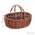 Wicker Picnic Baskets with Handles.Kingwillow. (Brown)