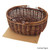 Wicker Picnic Baskets with Handles.Kingwillow. (Brown)