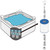 HOTUBJOY Hot Tub Silver Ion Mineral Cartridge for Hot Spring Spas (4-Pack)
