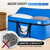 TAILI 2 Pack 69 Gallon Extra Large Storage Bags with Visible Window,Blue