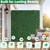Artificial Boxwood Roll, 48x120 in(40 sqft) UV-Anti Faux Ivy Hedge Grass Wall Panels for Patio and Balcony Privacy, Fake Greenery Backdrop Decor for Fence, Garden, Backyard