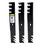 MaxPower 561156XB USA Made 3 Commercial Mulching Blade Set