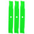 JYLEYJ 60" Inch Mower Deck TCU15881 M128485 High Lift Blades Fit for John Deere 1025r Z915E 737 Z920M 757 1023E 1025 1026R Z930M Z830A X730 X750 X758 Z930A Replaces M144196 Zero Turn Mower (3 Pack)