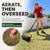 Manual Roller Lawn Aerator with Pre-Attached Spikes, Easy-to-Assemble