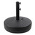 Roixeeds 50LBS Round Umbrella Base Water Filled with Steel Umbrella Holder, Heavy Duty Fillable Umbrella Base Stand for Outdoor, Patio, Lawn, Garden (Black)