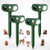 4-Pack 2026 Upgraded Solar Ultrasonic Animal Repellent Outdoor for Yard | Motion Activated Deer Repellent Devices Waterproof Cat Repellent Outdoor Raccoon Squirrel Rabbit Dog Skunk Bird Deterrent