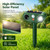 4-Pack 2026 Upgraded Solar Ultrasonic Animal Repellent Outdoor for Yard | Motion Activated Deer Repellent Devices Waterproof Cat Repellent Outdoor Raccoon Squirrel Rabbit Dog Skunk Bird Deterrent