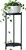 Hongsane Metal Heavy Duty Plant Stand Indoor Outdoor,φ13×30" H 2-Tier Plant Stands, Tall Plant Holder for Large Pots,Outside Plant Shelves for Patio,Black Flower Display Shelf for Living Room,Balcony