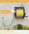Artigarden Triangle Wall Mounted Garden Hose Reel Outdoor Hose Holder Black