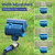 Airthereal Oscillating Sprinkler - Metal Step Spike, 4,069 sq.ft. Coverage