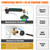 Aikyciu Propane Torch Weed Burner, High Output Blow Torch with 10FT Hose