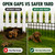 WAIWL Animal Barrier Fence 42.5ft(L)x13in(H), 30 Panels No Dig Garden Fence