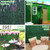 Artificial Greenery Wall Panels Grass Wall Backdrop 10x10 Inch 12 Pcs