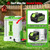 Backpack Sprayer Battery Powered, 4.2 Gallon Electric Pump Sprayer with Dual 20V 4Ah Batteries, Padded Straps, 120 PSI, 2 Spray Wands & 8 Nozzles for Yard, Garden, Lawn & Farm, Weed and Pest Control
