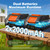 Battery Powered Weed Wacker Cordless Lightweight for Seniors & Small Lawns