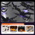 Spooky Glow 3D LED Bat Wall Decor, Halloween Lighted Flashing Bats (24Pcs)