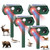 Sonic Fortress Pro Deer Repellent, 4Pack Solar Animal Repeller Outdoor