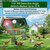 Sonic Fortress Pro Deer Repellent, 4Pack Solar Animal Repeller Outdoor