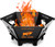 23Inch Collapsible Fire Pit for Camping with Tote Bag