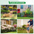 28ft in x 22in Decorative Garden Fence, 26 Pack Arched No Dig Animal Barrier Fence for Dog Rabbit, Garden Edging Border, Rustproof Metal Ground Stake Border for Outdoor Yard Patio Decor