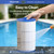 POOLPURE C-8380 SPA Filter Replaces Sundance 6540-501 1PACK