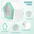 CLUCKY Hanging Chicken Waterer and Chicken Feeder Set, Wall Mountable