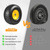 2Pack 15x6.00-6 Tire and Wheel Assembly, Replacement for Craftsman John Deere Cub Cadet Riding Mowers, 4 Ply Tubeless Lawn Mower Tires 15x6x6, 3" Offset Hub, 3/4" Bushing