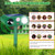 2 Pack Sonic Fortress Pro Deer Repellent Solar Animal Repellent Outdoor