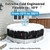 QH.HOME 21Ft Winter Pool Cover,Windproof Ratchet Straps&Thick Fabric