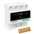 63A 110V Automatic/Manual Transfer Switch, DIN Rail Mount 110V for Generator Backup Power & Gas Furnace, 50/60Hz, LED Display, CE Certified