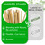SWANGSA 40 Pack Bamboo Stakes for Plant 5 Feet(57.5inch), Bamboo Sticks Plant Support Garden Stakes Poles with 200pcs Twist Ties for Tomatoes, Beans, Potted Plants, Indoor and Outdoor Climbing Plants