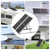 Rvpozwer Upgraded 47in 4 Sets Adjustable Solar Panel Tilt Mount Brackets, Foldable Tilt Legs, Support 100 200 300 400 500 Watt Solar Panels 4-8Pcs, Solar Panel Stand for Roof, Off-Grid, RV and Boat