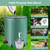 Collapsible Rain Barrel Water Storage Containers-53 Gallon Portable Rainwater Collect System Water Tank to Collect Rainwater from Gutter Downspout Water Catcher with Spigots,Filter＆Overflow Kits