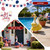 WeLyruff 8 Set Porch Goose Outfits 23 inch - for Patio Lawn Decor