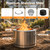 Golabs FP1 Smokeless Portable Fire Pit, 19.5" Stainless Steel Fireplace