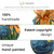 U WONDERFUL Starry Night Plant Pot - 6.8inch Unique Flower Pot