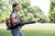 Husqvarna 531099402 150B Toy Bubble Leaf Blower, Outside Toys for Toddlers, Kids Birthday Gifts